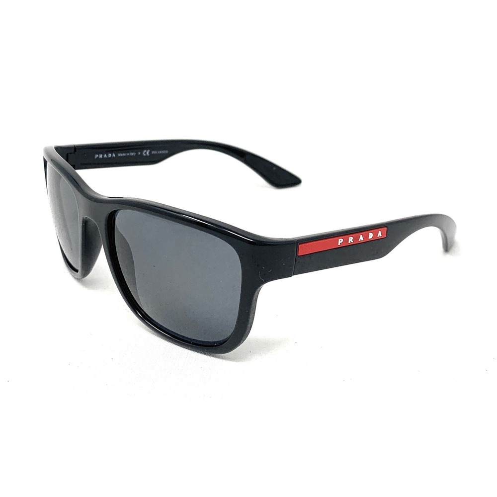 PRADA Linea Rossa‎ Active Men's Polarized Sunglasses SPR 01U (1AB-5Z1) Black